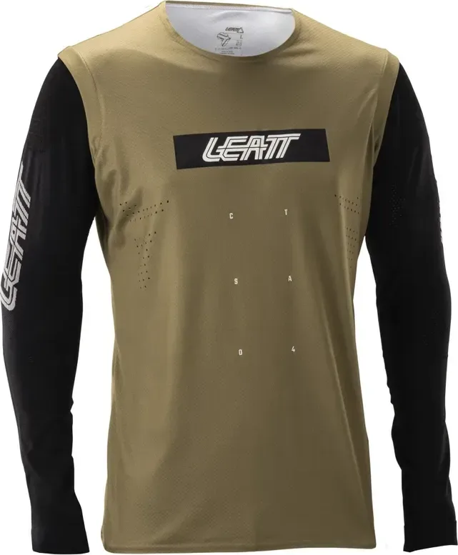 LEATT dres krátky rukáv MTB Gravity 8.0, Race Brown