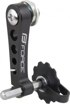 FORCE napinák reťaze pre singlespeed, čierny Al