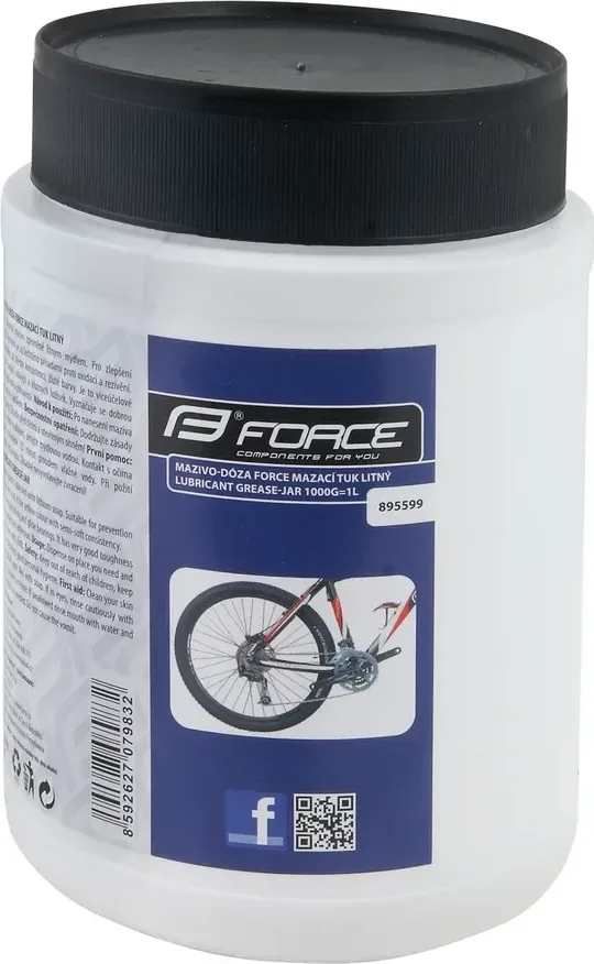 FORCE mazivo-dóza mazací tuk, lítny, žltý, 1000g = 1l