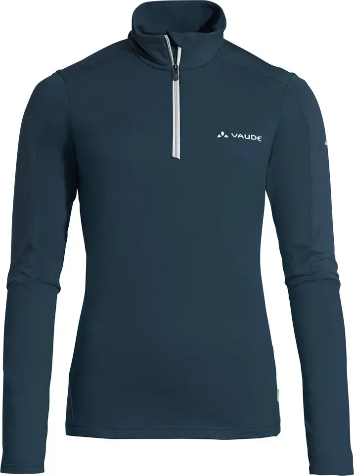 Vaude fleecový pulóver Livigno Halfzip II, dámsky, dark sea uni