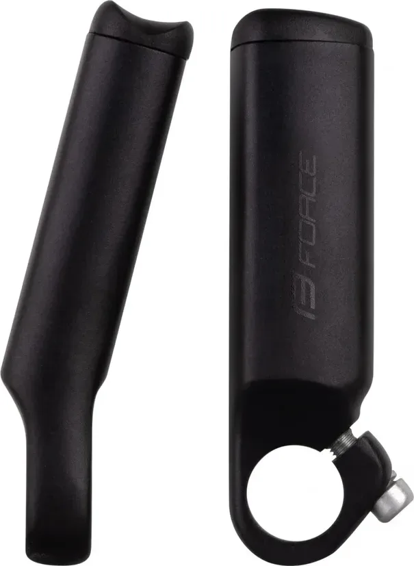 FORCE rohy B4.4 11 cm Al, čierne matné