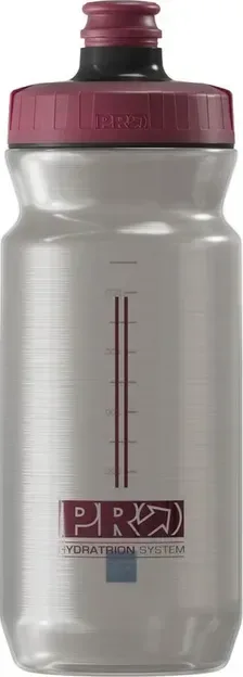 Fľaša PERFORMANCE 600 transparentná šedá/červená 600ml