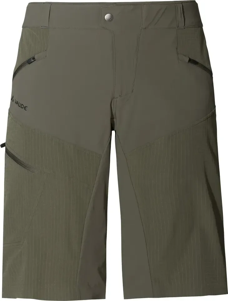 Vaude cyklistické kraťasy Virt, pánske, khaki
