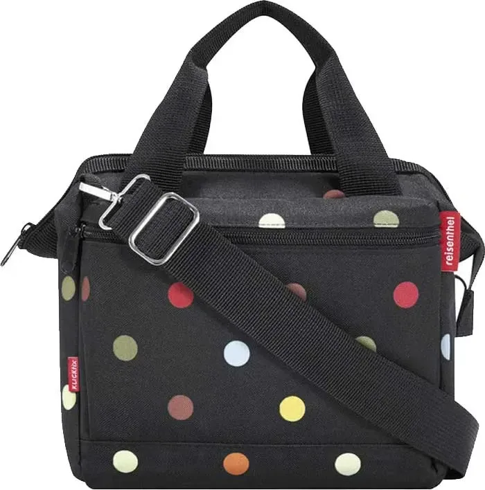 KLICKfix Taška na riadidlá Reisenthel Roomy DOTS, Sivá/DOTS