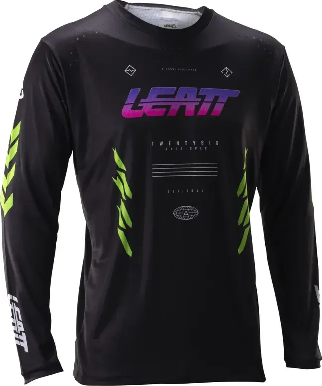LEATT dres dlhý rukáv MTB Gravity 4.0, Race Black
