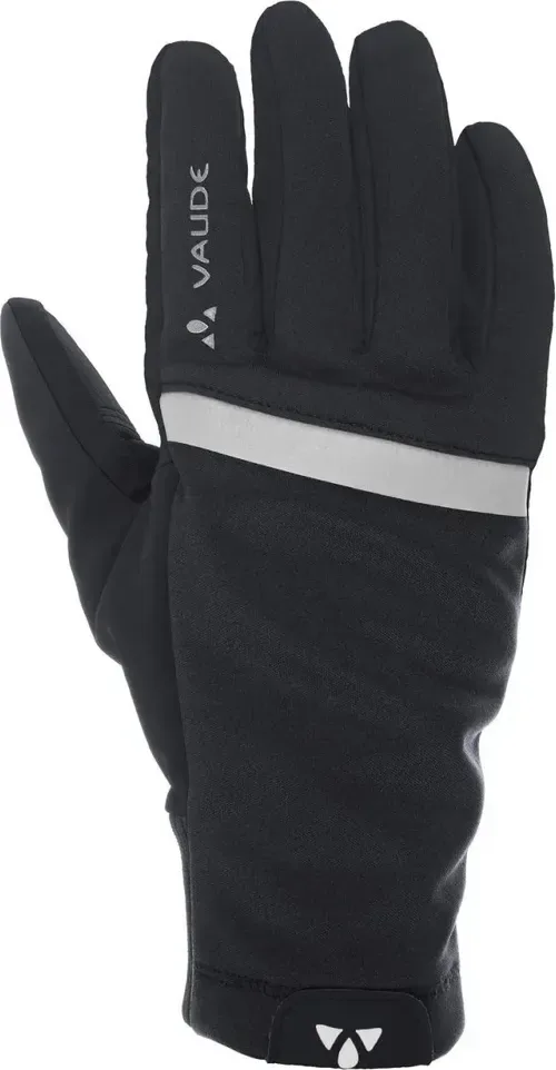 Vaude cyklistické rukavice Hanko, unisex, black uni