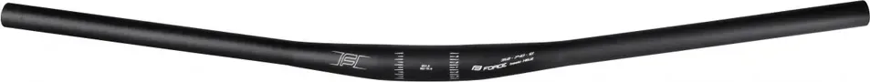 FORCE riadítka BASIC H6.2 prehnuté 31,8/740mm Al, čierne matné