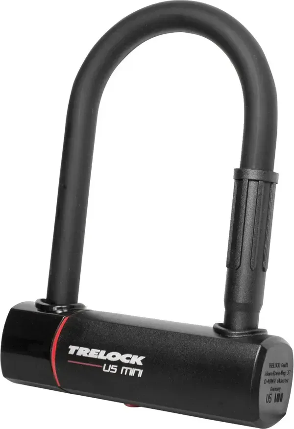 Trelock Zámok podkova U5 Mini 83 x 148 mm, držiak ZB 401