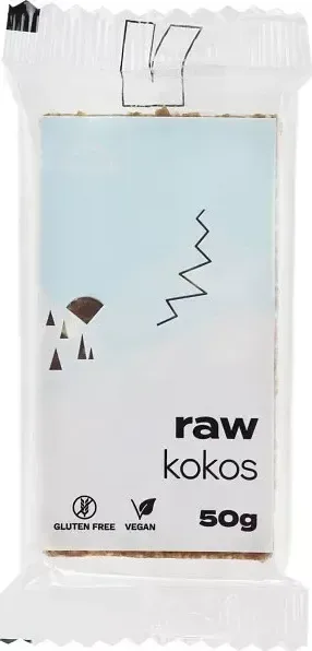MARVA RAW tyčinka, kokos, 50 g