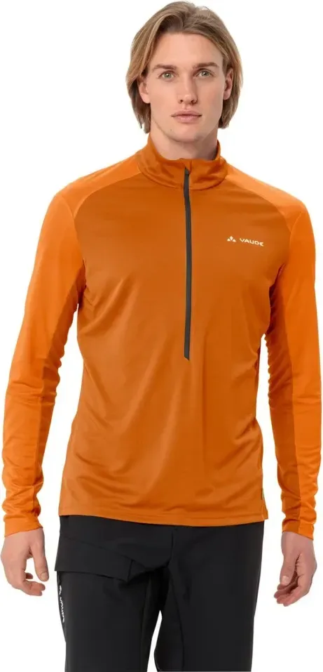 Vaude tričko s dlhým rukávom Larice Light, pánske, oranžová