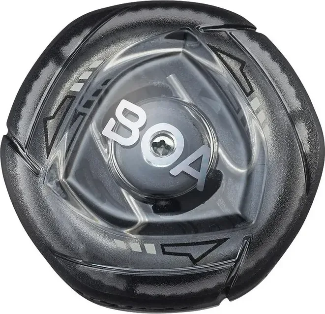 Systém upínania BOA IP1 na RC901/XC901 pravý čierny, 2 kolieska