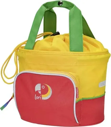 KLICKfix Lori Shopper detský batoh 4l Červená, Zelená/Modrá/Červená/Fialová