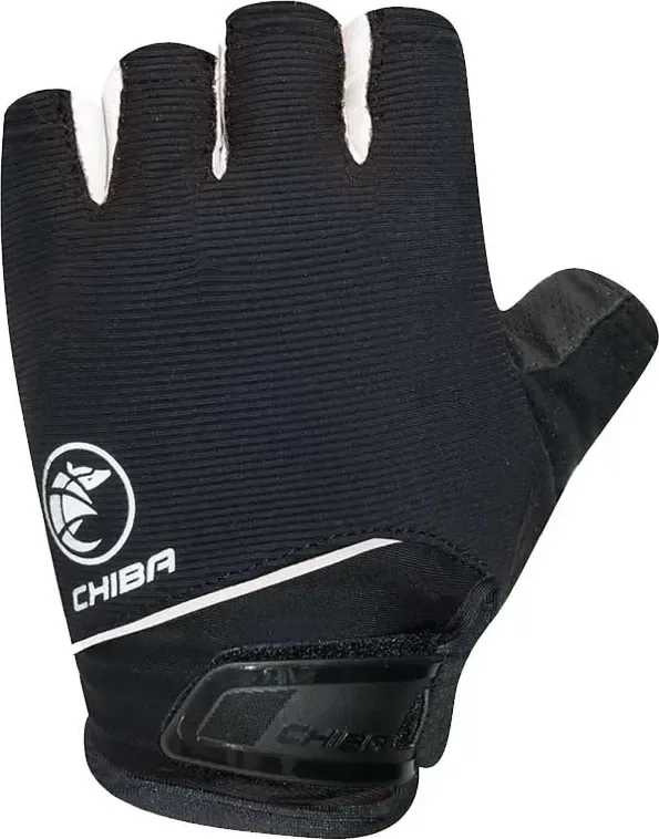Chiba Cyklistické rukavice pre ženy BioXCell Lady čierne S, Čierna