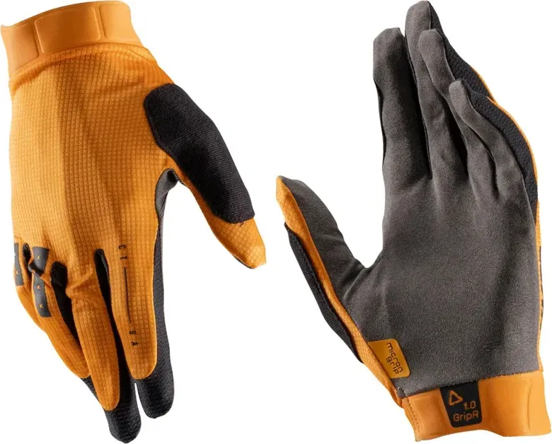 LEATT rukavice MTB 1.0 GripR, Lager Yellow