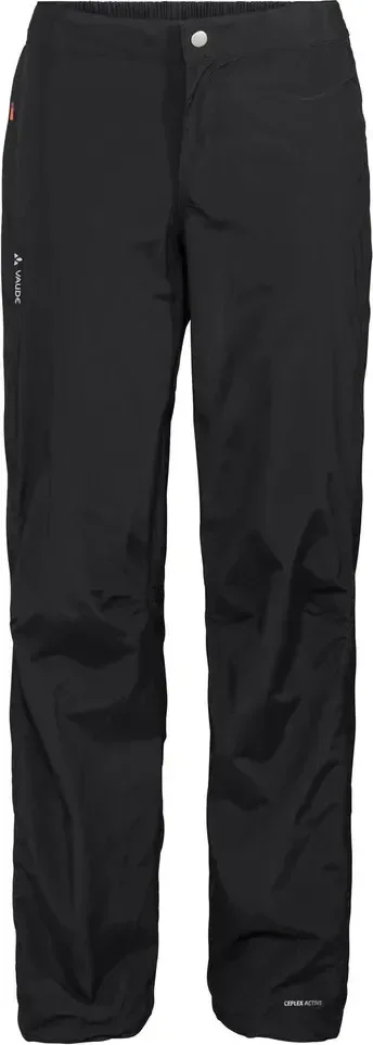 Vaude cyklistické nepremokavé nohavice Yaras Rain Zip III, dámske, black