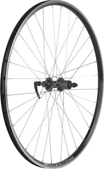 DEMA koleso Standard 27,5" MTB zadné QR, čierne, kazetové, non-disc