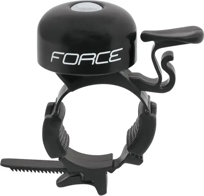 FORCE zvonček Fe / plast 22,2-31,8mm, čierny