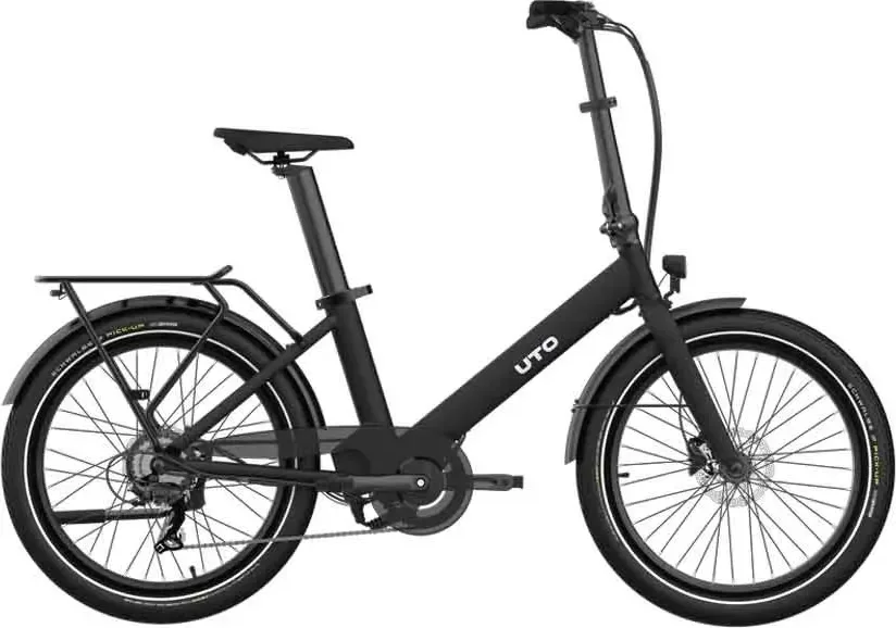 UTO Elektrobicykel OG24 2026 Onyx Black, Čierna/Modrá