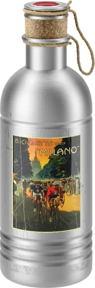 Fľaša VINTAGE ALU 600 Biciclette Milano
