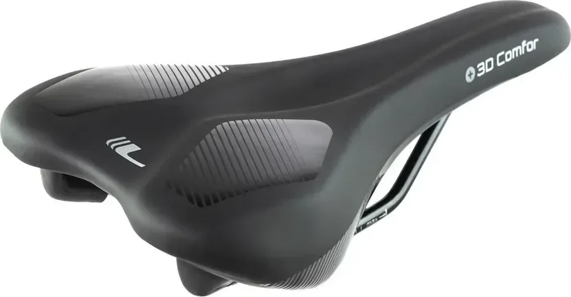 Sedlo 3D COMFOR S pamäťová pena čierne