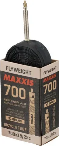 Maxxis duša FLYWEIGHT 700 x 18/25C, FV 48