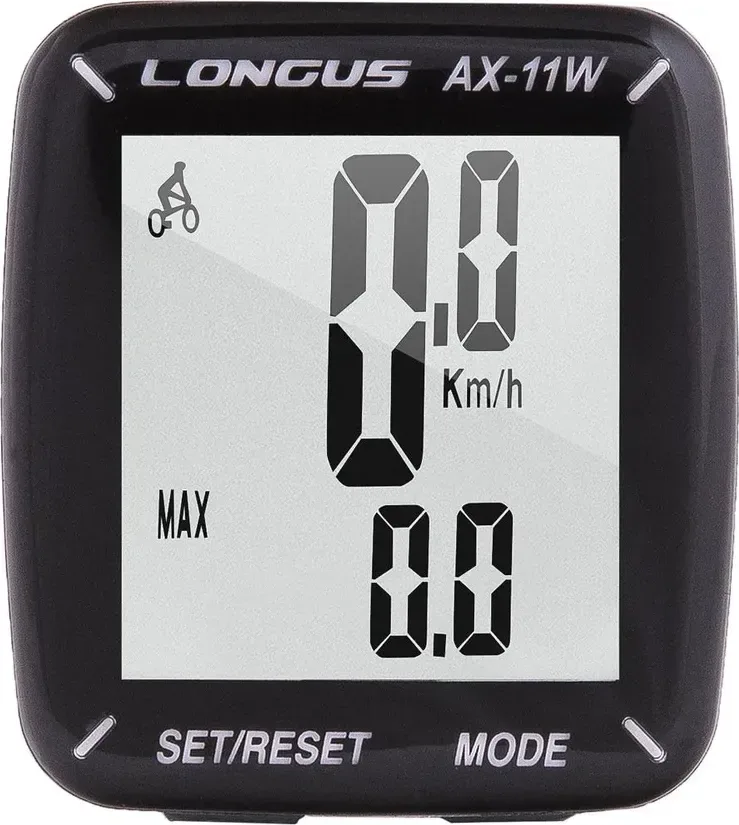 Cyklopočítač AX-11W 11f čierny