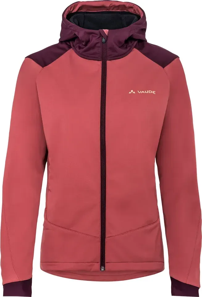 Vaude cyklistická bunda Qimsa Softshell, dámska, brick