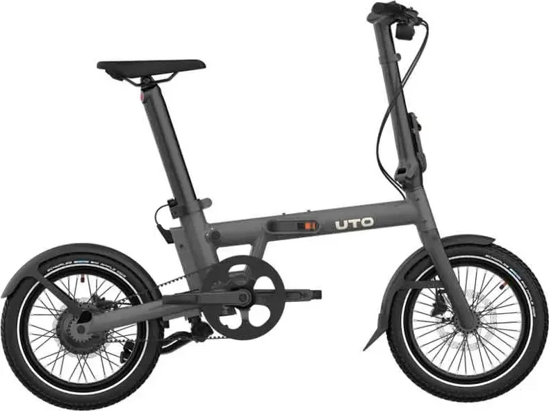 UTO Skladací elektrobicykel PRO16 2025 Anthracite Grey, Sivá/Modrá
