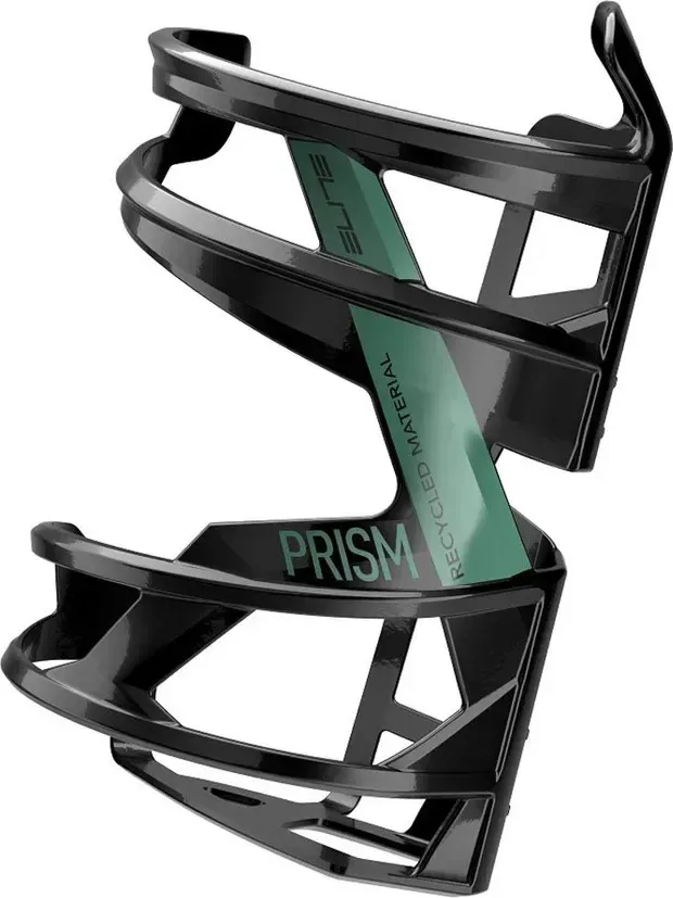 Košík PRISM L RECYCLED čierno/zelený lesklý