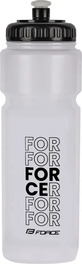 Force fľaša DAILY 0,75 l, transparentná-čierna