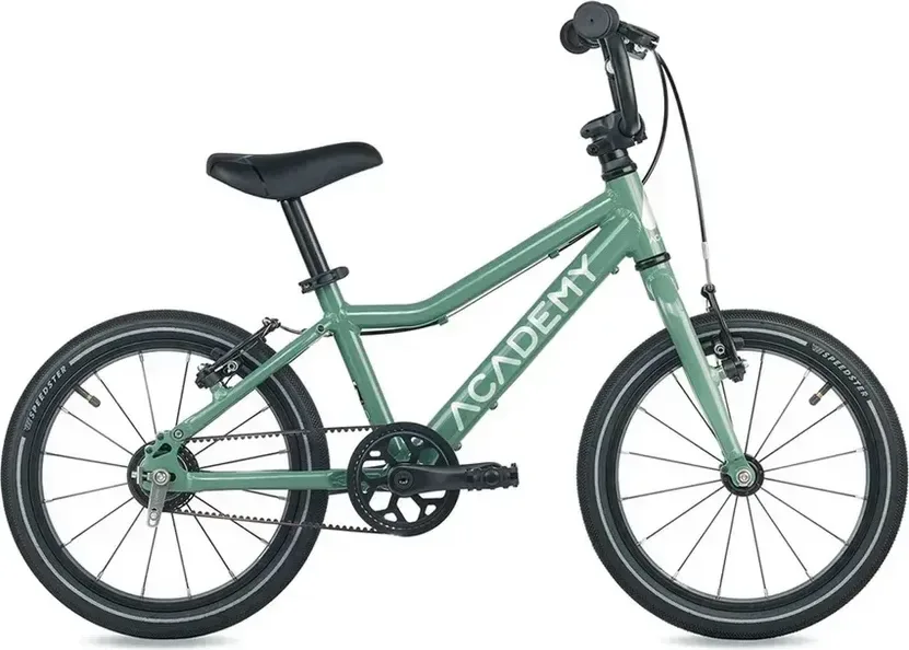 ACADEMY Detský bicykel Grade 3 Belt 16" 2025 Zelená, Žltá/Modrá/Fialová