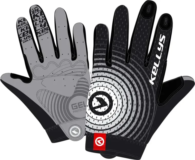 Rukavice INSTINCT long black-white S