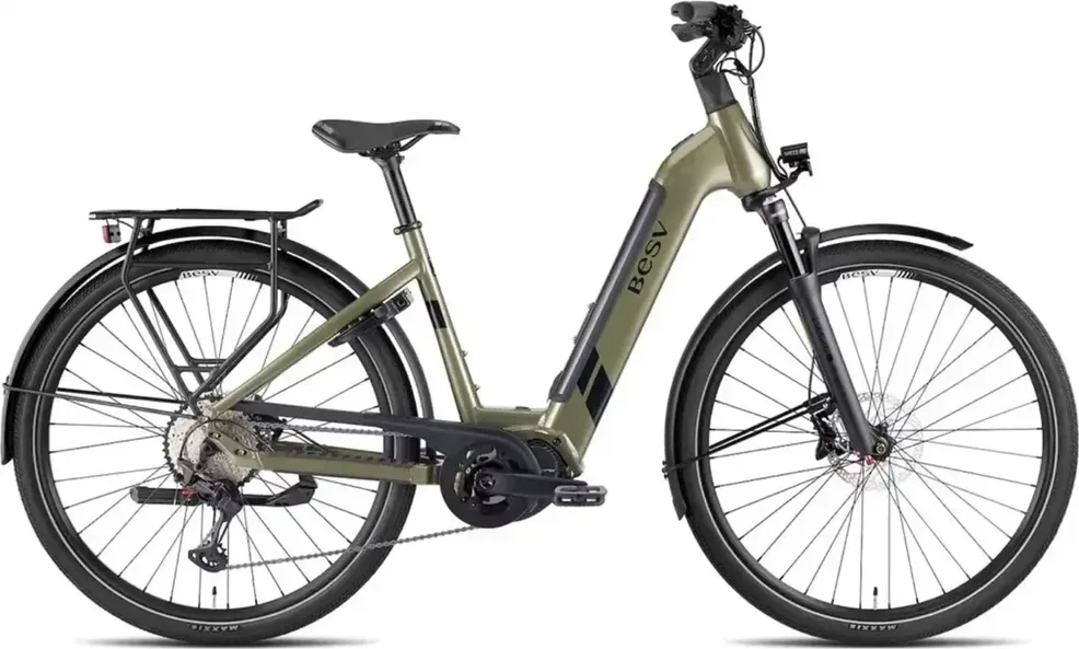 BESV Mestský elektrobicykel TR 1.1 LS 2025 L, Zelená