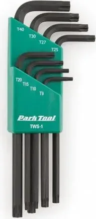 Park Tool Sada kľúčov Torx so zásobníkom ParkTool PT-TWS-1-