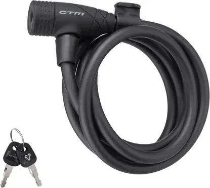 Zámok špirálový CTM CABLE, 10x1800mm