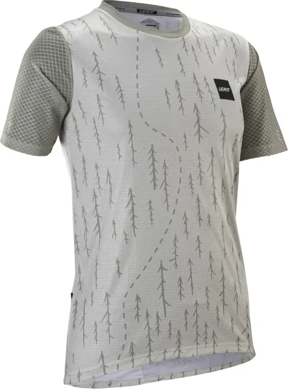 LEATT dres krátky rukáv MTB Trail 3.0 Women, Trails White