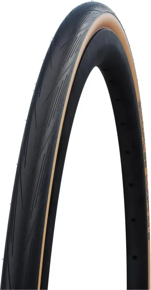 Plášť LUGANO II 700x25C (25-622) 50EPI 365g K-Guard SiC hnedý bok