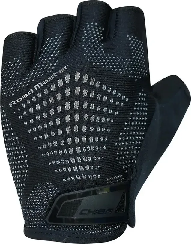 Chiba Cyklistické rukavice Road Master BLACK M, Čierna
