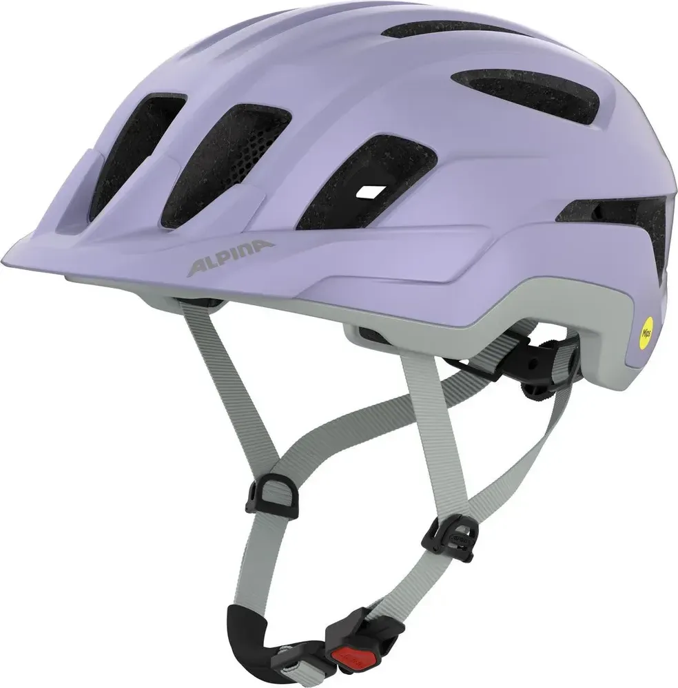 ALPINA Cyklistická prilba PARANUS MIPS bledo-fialová (lilac-grey matt)