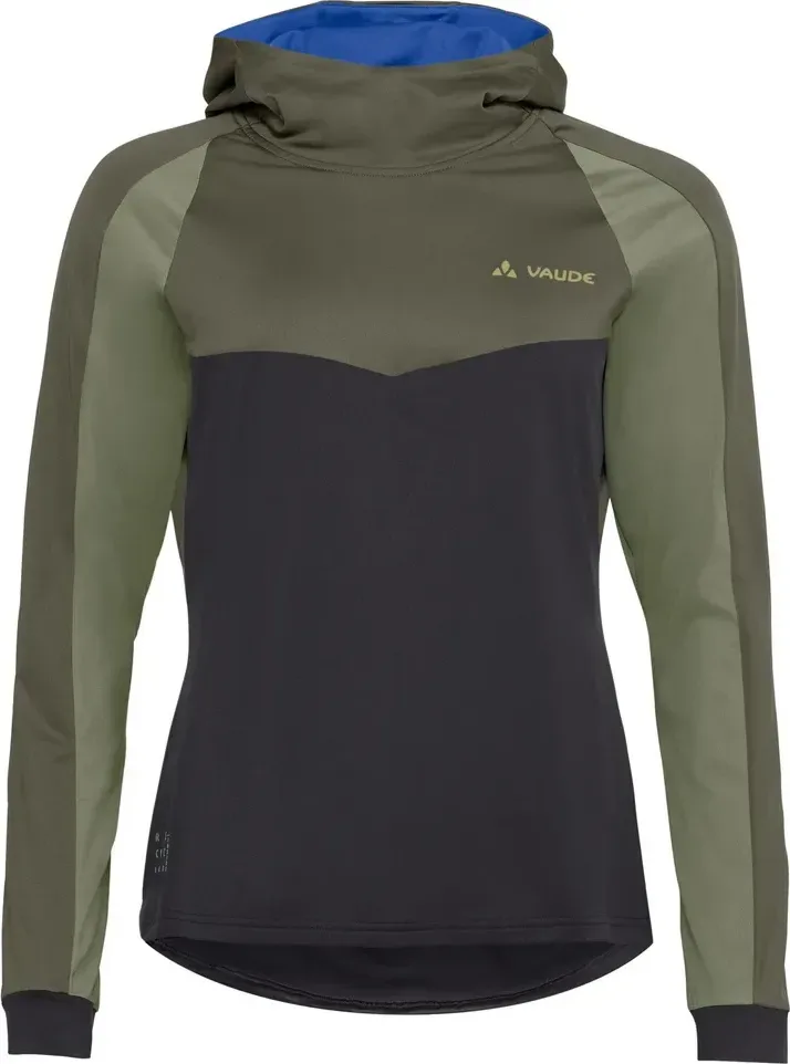 Vaude cyklistický dres Qimsa LS Shirt II, dámsky, khaki