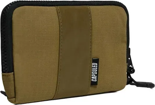 Capsuled Peňaženka Pocket Bag 0,3 l Military Olive, Čierna/Hnedá