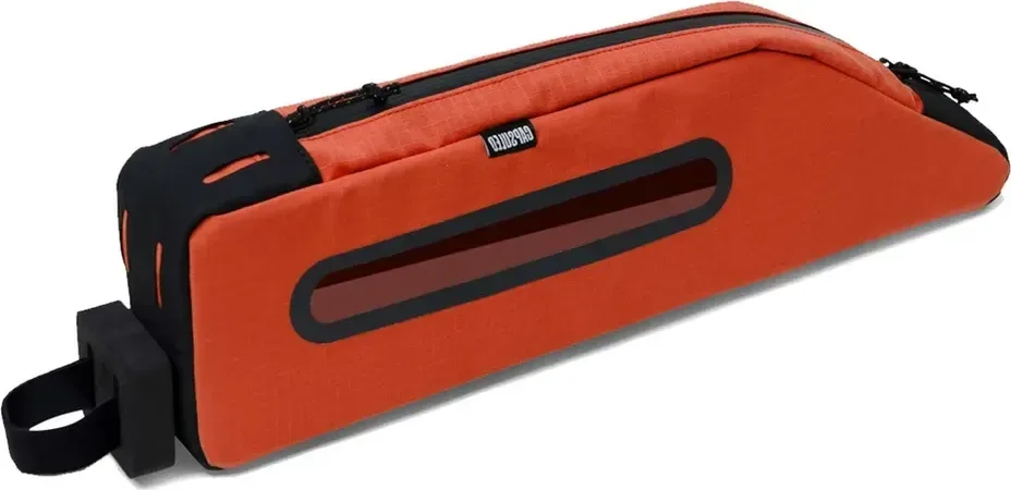 Capsuled Taška na rám bicykla Top Tube Bag 2,5 l Orange Rust, Čierna/Žltá/Červená
