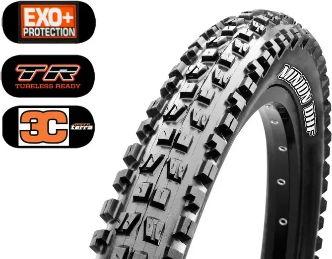 Maxxis plášť MINION DHF 27.5" - 3CT/EXO+/TR, 60TPI, kevlar