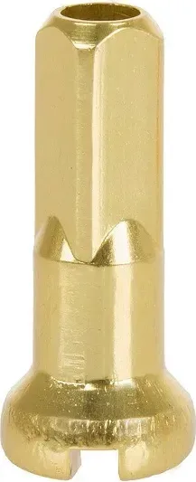 Niple hliníkové 2x14mm, zlaté
