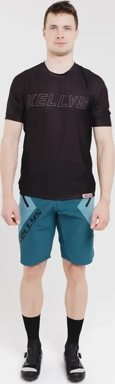 Enduro dres KELLYS TYRION 2 krátky rukáv black- S