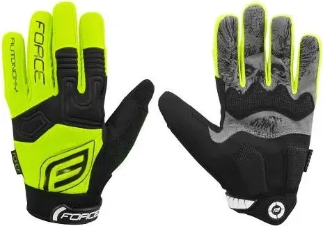FORCE rukavice MTB AUTONOMY, čierno-žlté