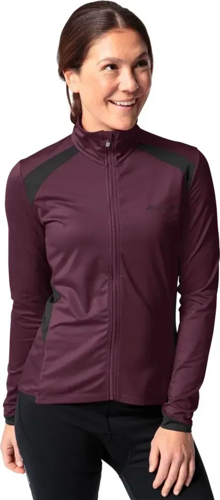 Vaude cyklistický dres Posta LS Tricot, dámsky, cassis