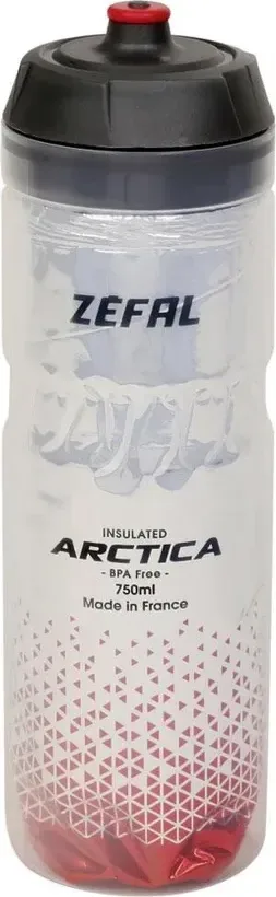 Fľaša ARCTICA 75 šedo/červená