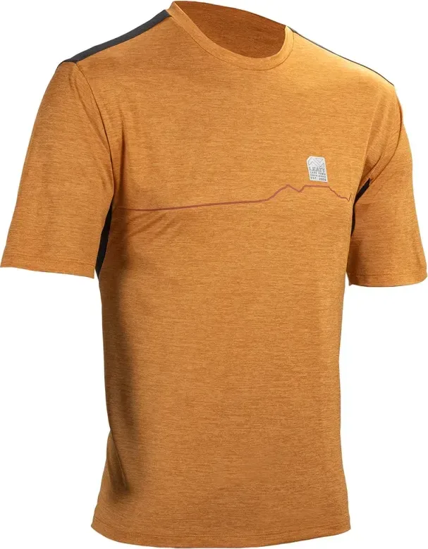 Leatt cyklistický dres MTB Trail 1.0, Rust