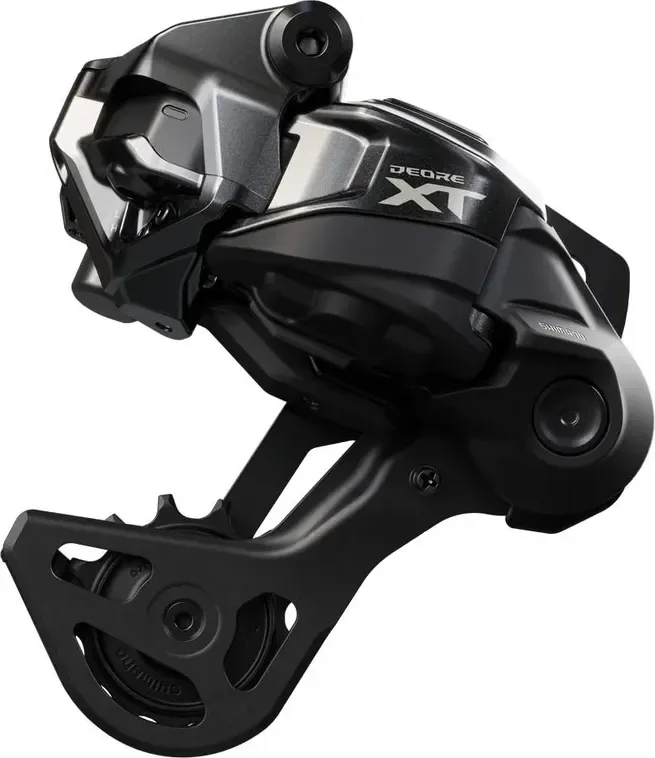 Prehadzovačka XT RD-M8250 1x12-k. Di2 čierna Dlhé ramienko Shadow ES